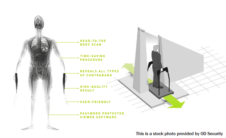 Stock photo of SOTER body scanner